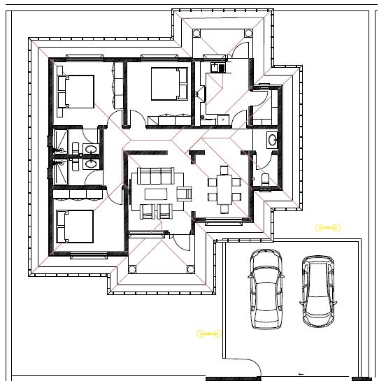 3 bedroom Plan